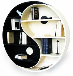 rak buku yin yang