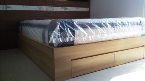 rak tempat tidur