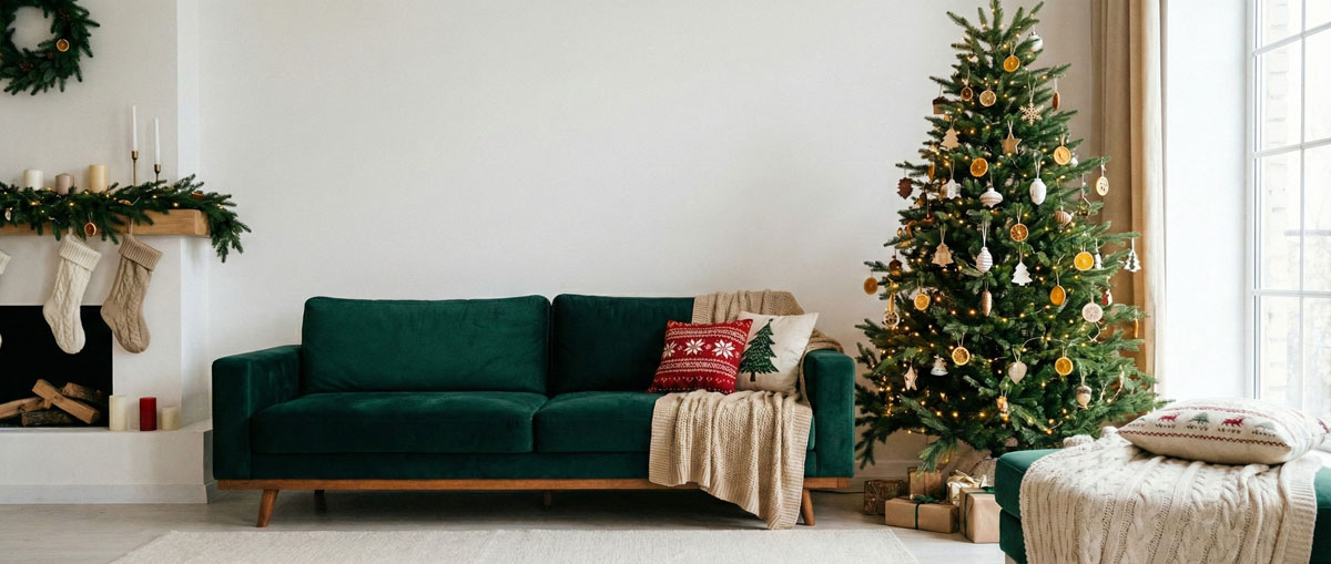 Jasa custom sofa green emerald