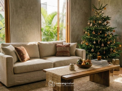 Inspirasi Warna Sofa Custom Untuk Suasana Natal yang Timeless.